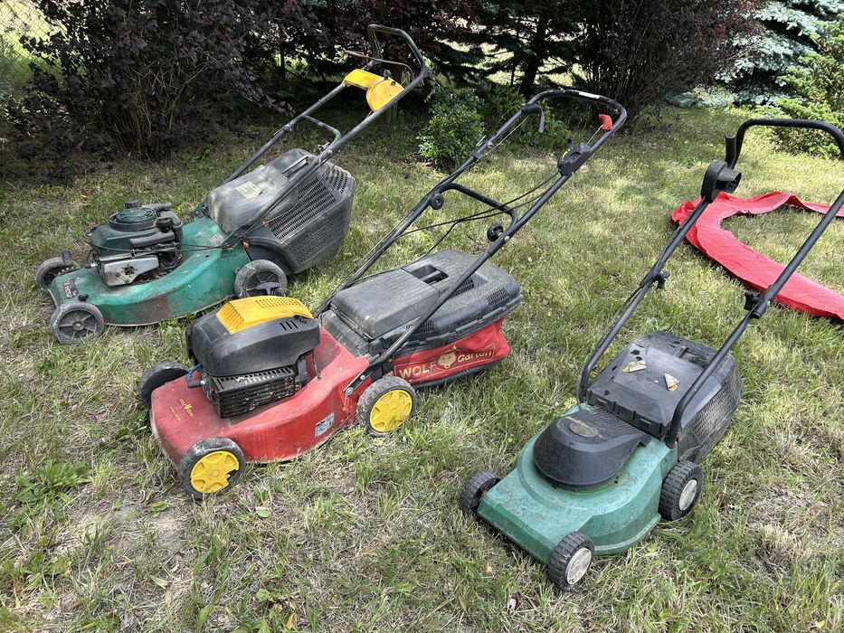 Kosiarka spalinowa i elektryczna