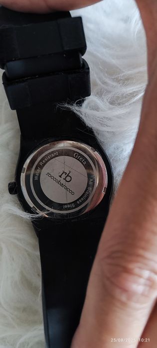 Relógio Rocobarocco-Modelo Greta-cristais Swarovski + estojo de viagem