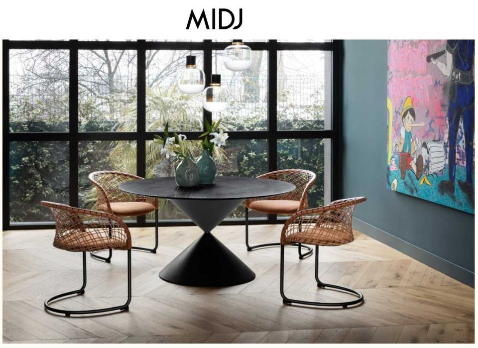 Okazja -40% Stół MidJ CLESSIDRA SPIEK fi120, nowy, faktura vat