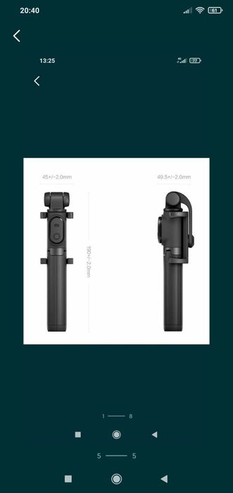 Селфі палка штатив монопод трипод селфи палка Xiaomi