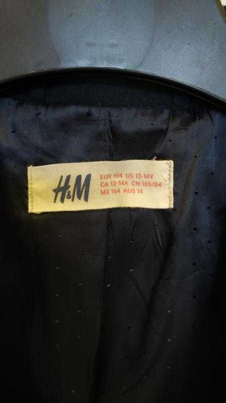 Пиджак школьный для парня H&M р.164