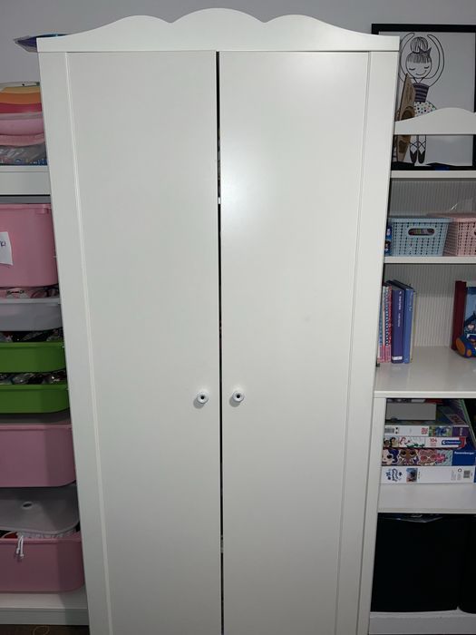 Szafa ikea w stodku półka 2x i ryling