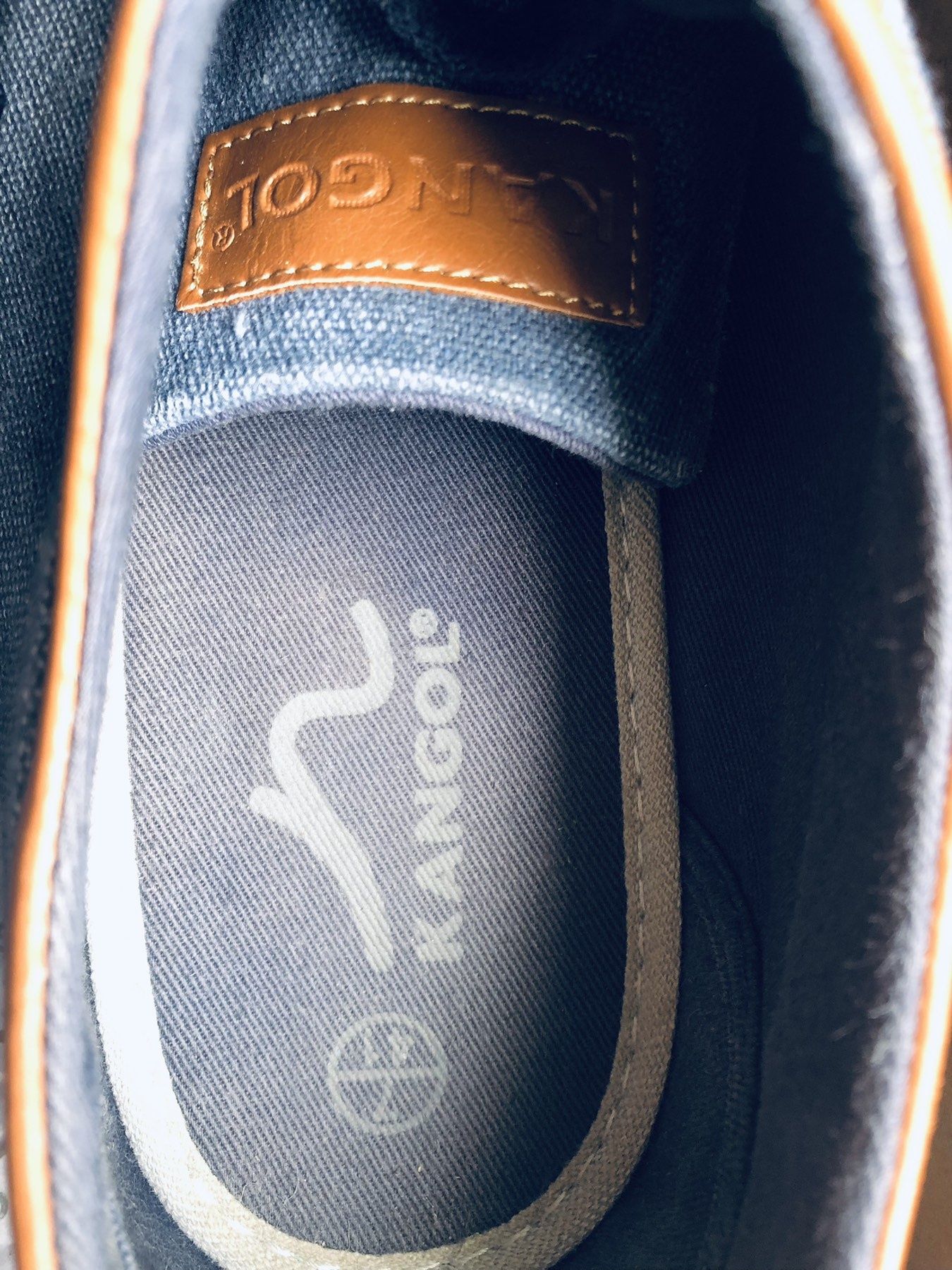 Kangol, мокасины джинсовые, р.41