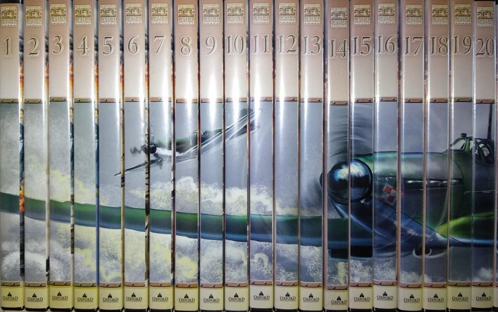 Encyklopedia II i I wojny światowej- 81 DVD - Komplet