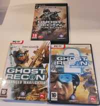 Ghost recon zestaw 3 gier premierowe polskie PC