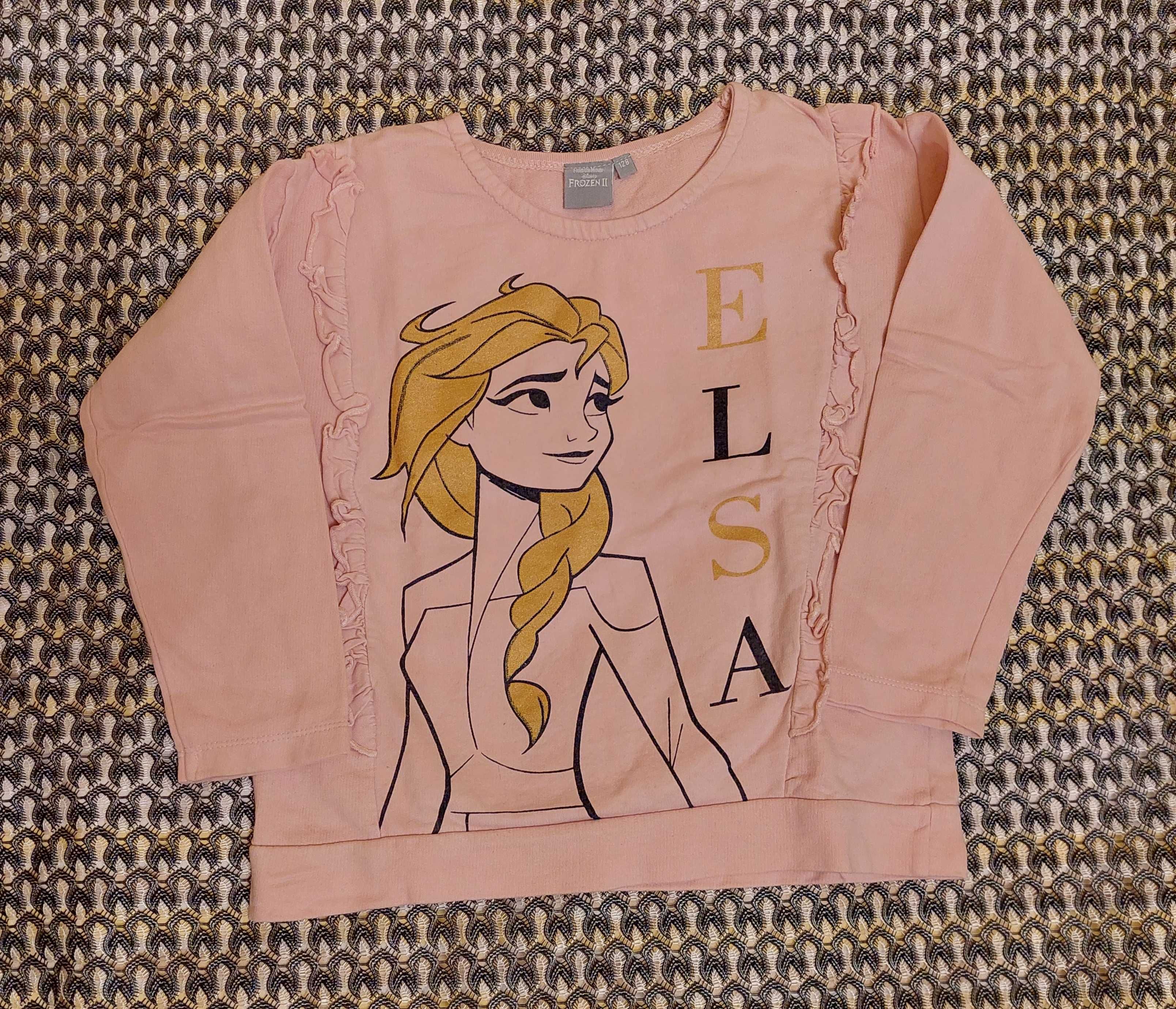 Bluza z Elzą r. 128 na licencji Disney