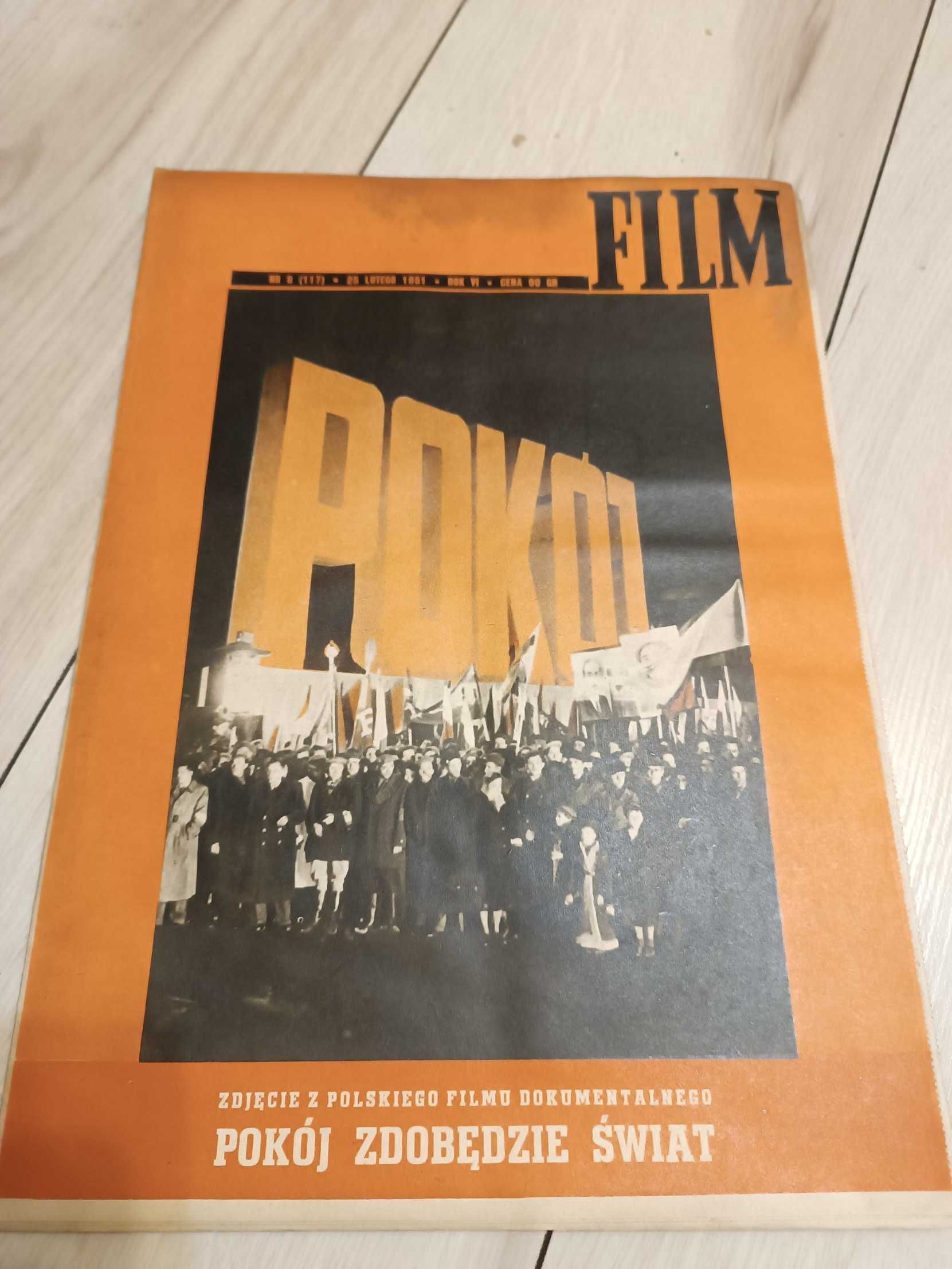 Stare czasopismo Film 1951 nr 8 (117)