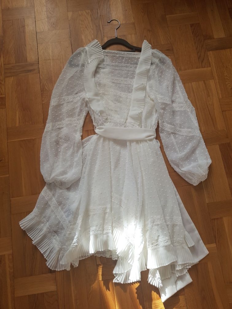 Sukienka biala M do ślubu boho