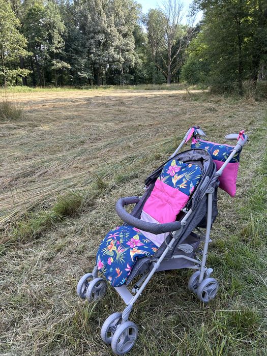 Wkładka do wózka z torbą WYPRZEDAŻ piękny wzór w super cenie