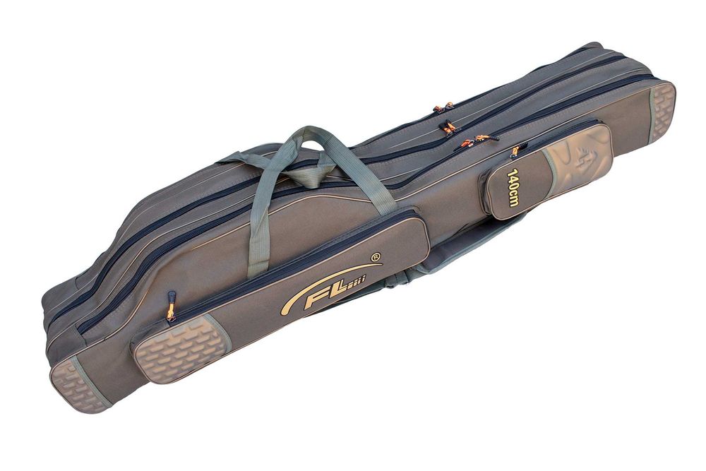 Usztywniany wodoodporny pokrowiec na wędki 140cm SUPER JAKOŚĆ