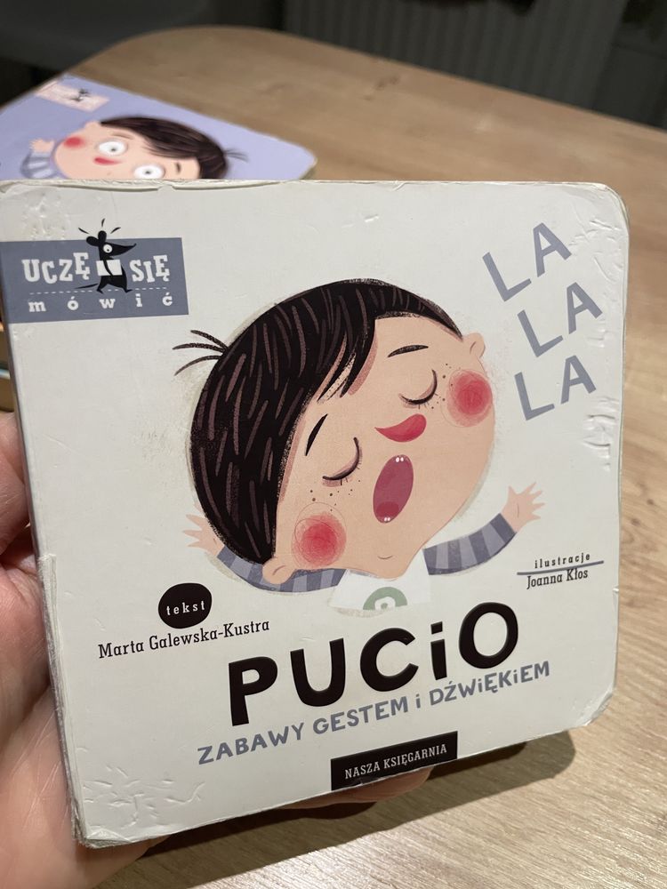 Pucio zabawy gestem i dźwiękiem książeczka dla dzieci