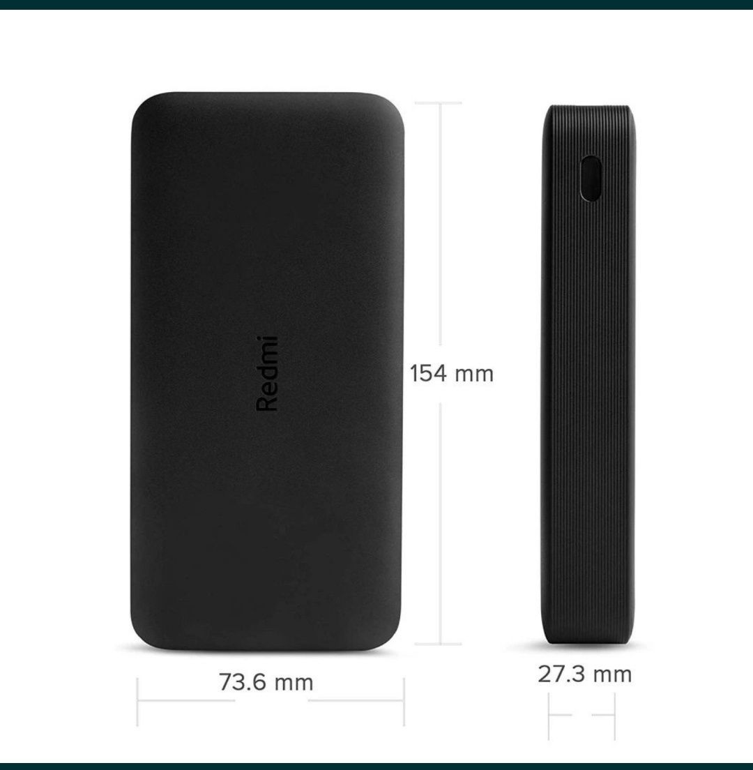 Повер Банк Xiaomi Redmond 20000mAh Новый оригинальный Power Bank 20000