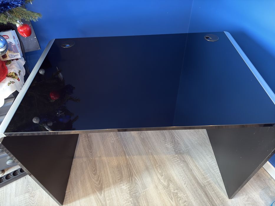 Czarne biurko 100x73x60