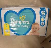 Zestaw Pampers active baby 2 i Pampers Premium Care 1