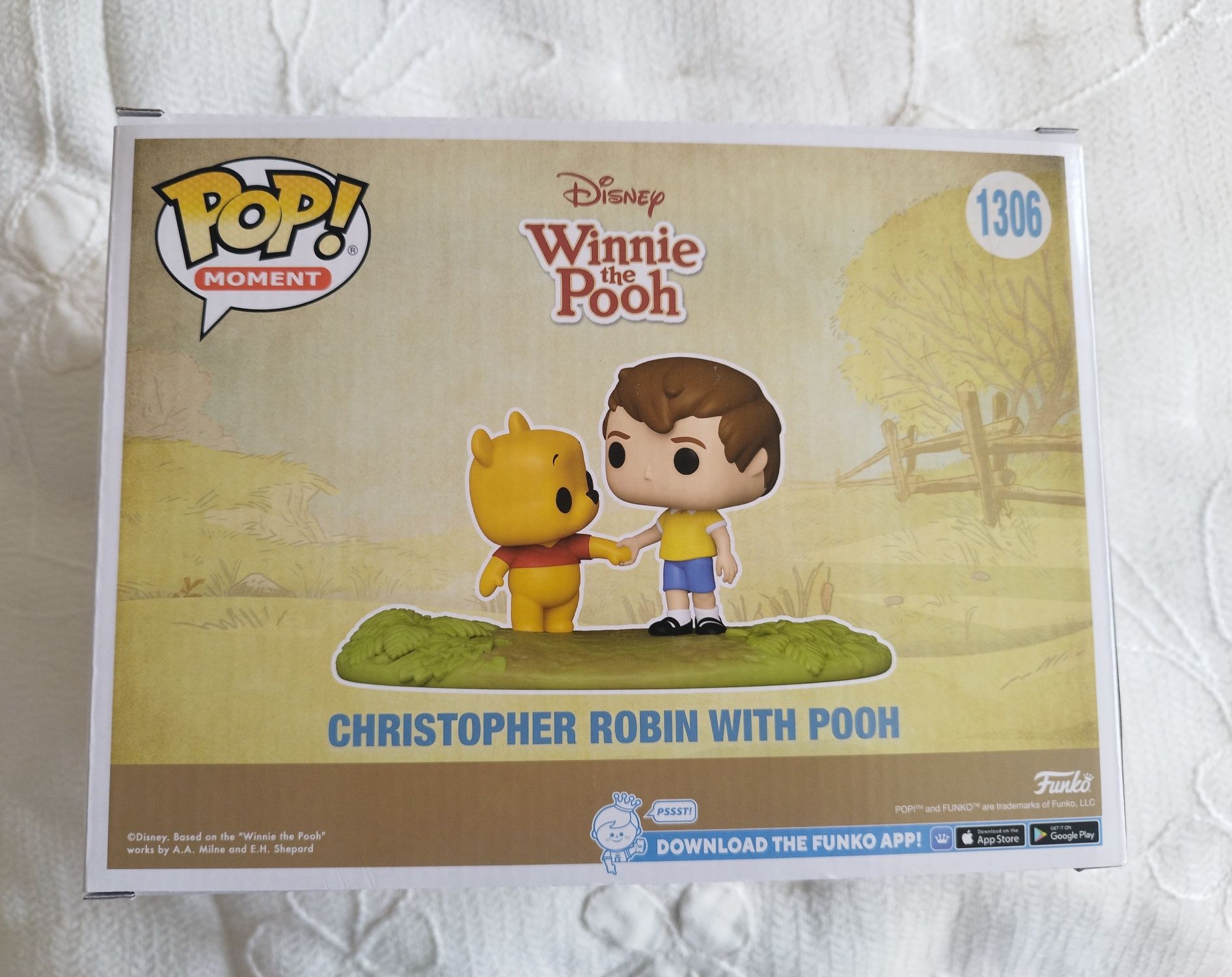 Funko POP!  Momento Disney Winnie the Pooh Christopher Robin com Pooh