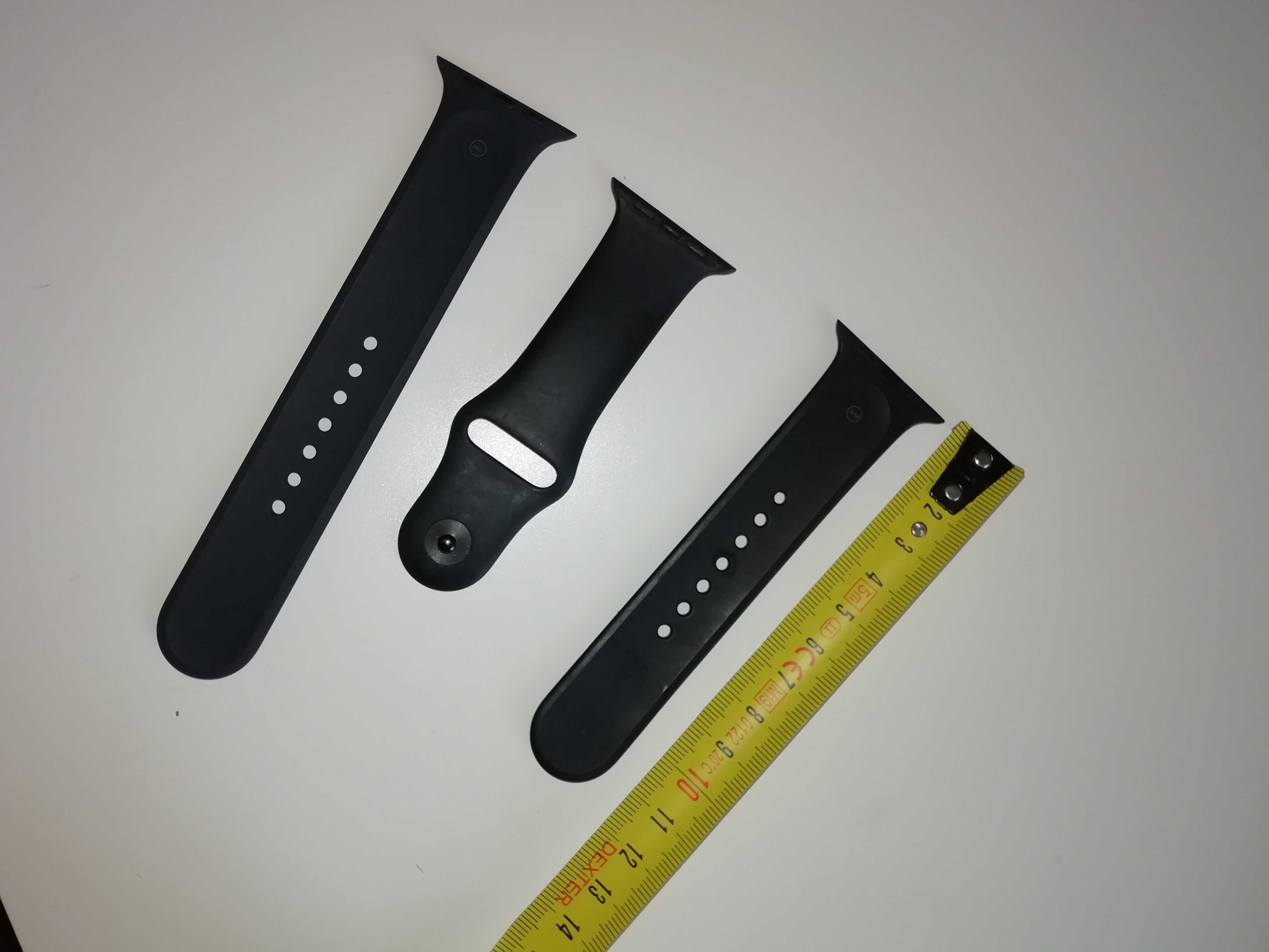 Apple watch komplet pasków czarne/granatowe