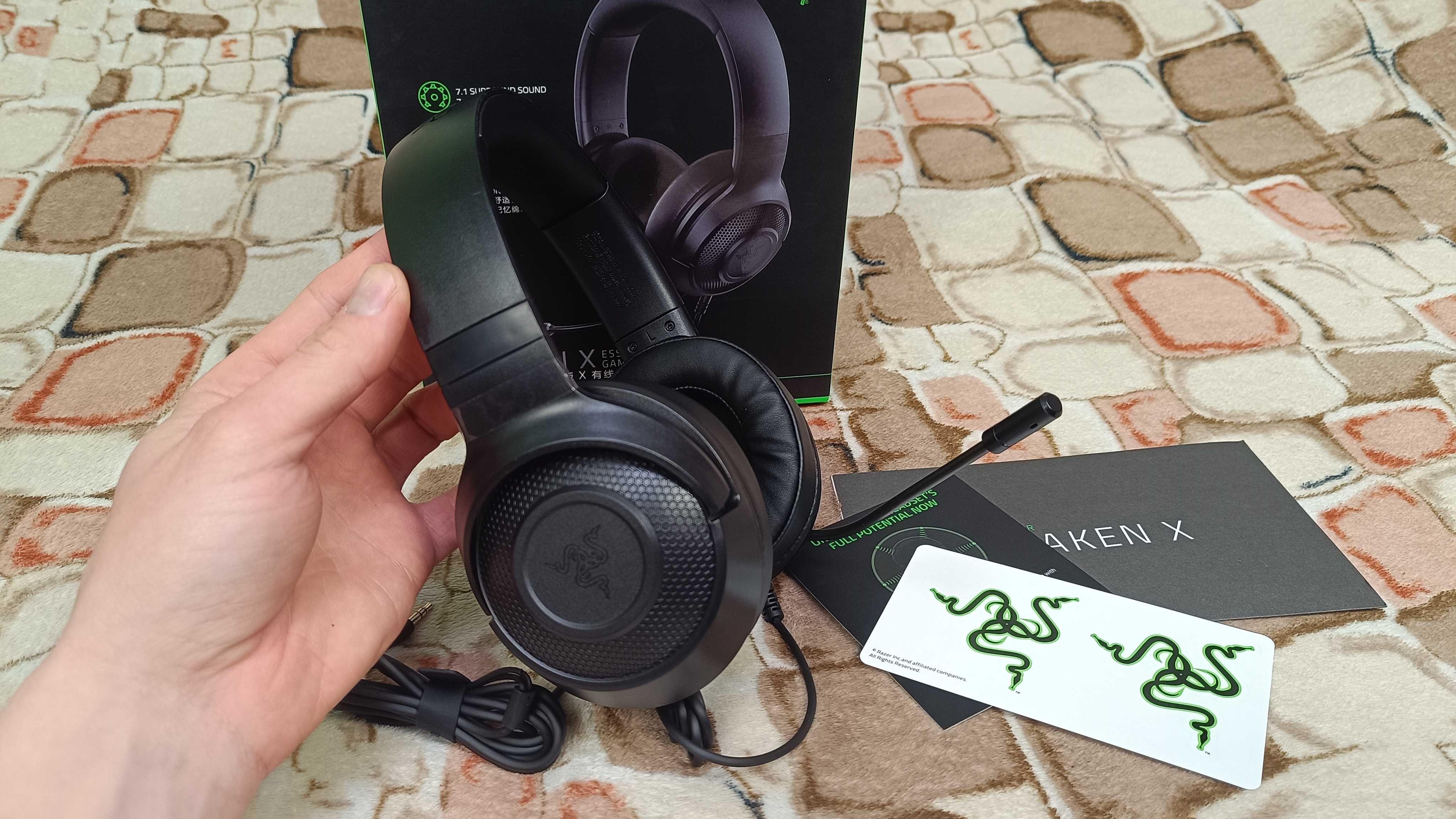 навушники провідні з мікрофоном Razer Kraken X микрофон кракен разер