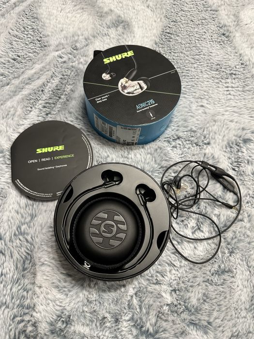 Słuchawki SHURE Aonic SE215 jak NOWE Z PARAGONEM!