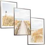 30x40 obrazy w ramie plakaty ramka TRAWA MORZE WIDOKI MOST NATURA BOHO