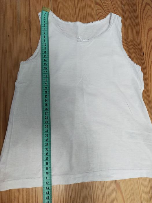 10 podkoszulek białych Primark 7-8 lat