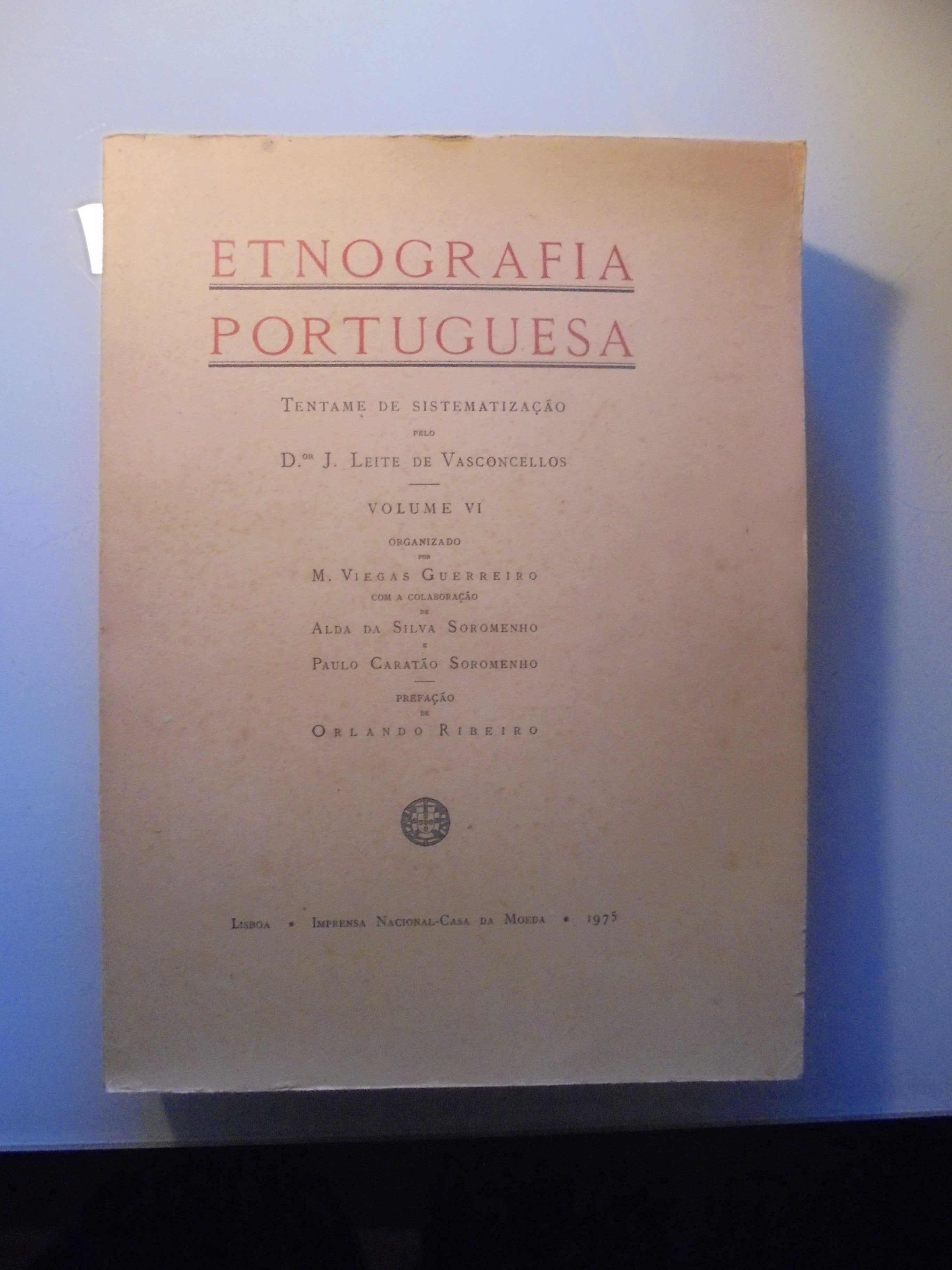Vasconcelos (J.Leite de);Etnografia Portuguesa-Volume VI