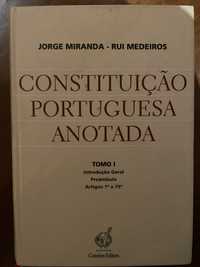 Constituição Portuguesa Anotada Tomo I