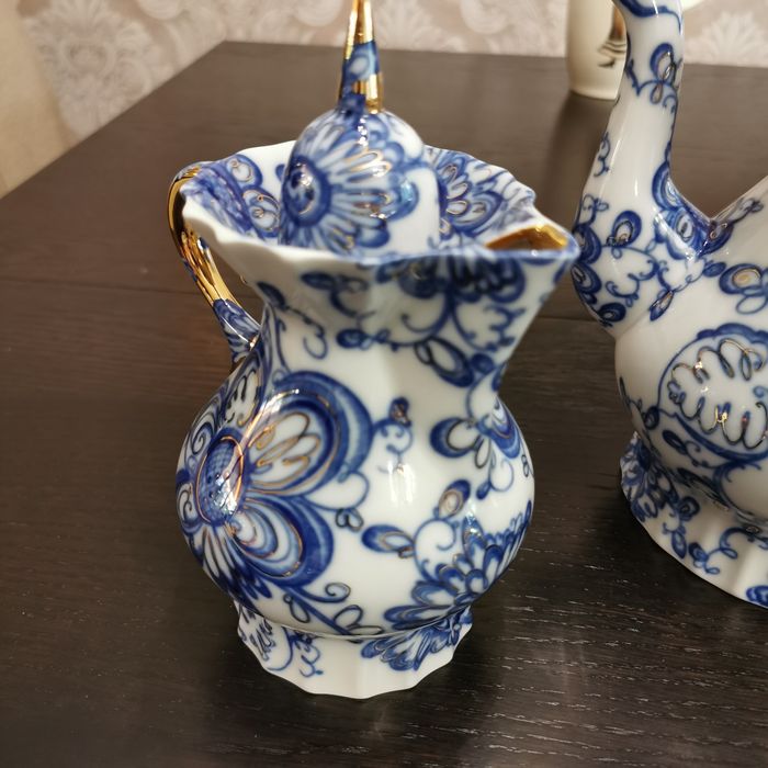 Сервиз чайный ЛФЗ. Шатровая, Поющий сад.