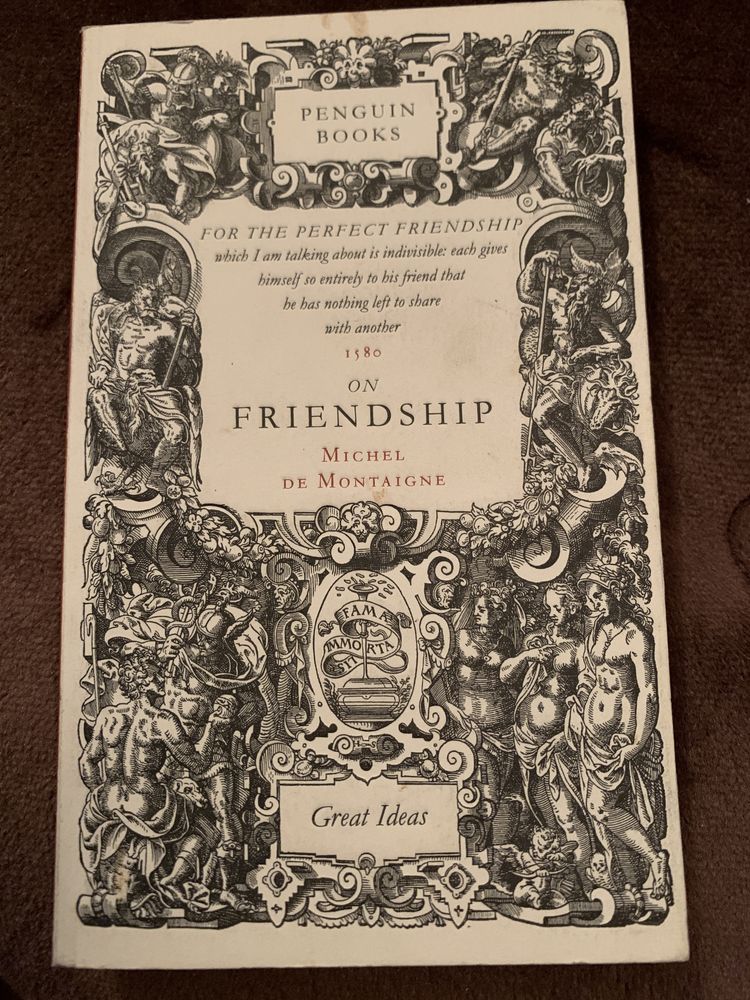 Michel De Montaigne - On Friendship - książka po Angielsku
