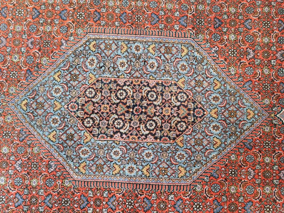 Piękny gabinetowy ręcznie tkany wełniany dywan Bidjar 250x375cm nr1483