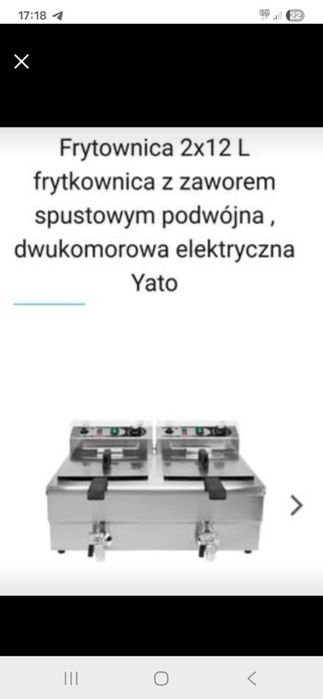 Frytkownica gastronomiczna