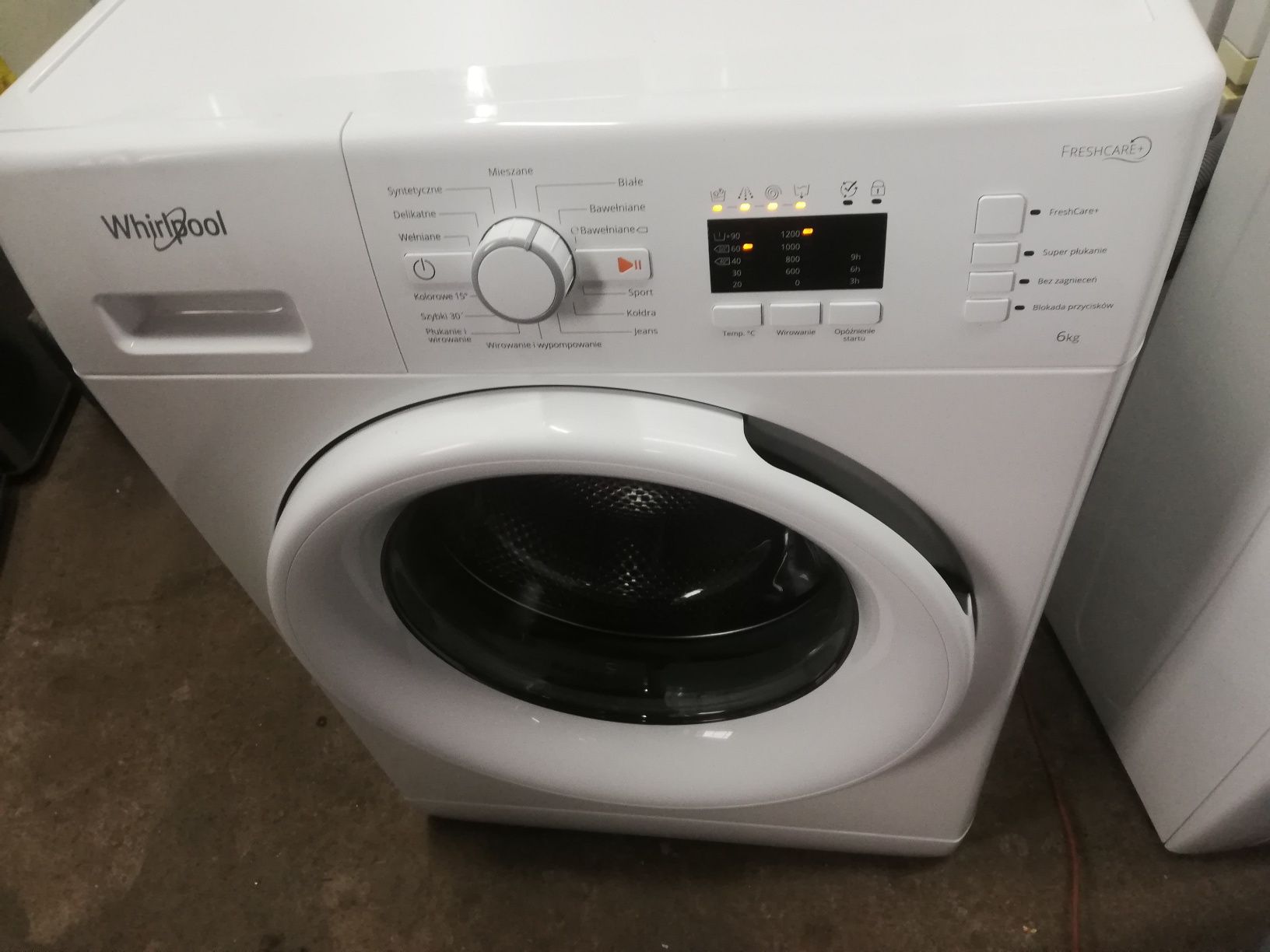 Pralka Whirlpool 6kg 1200ob A++ |12msc |BD stan |Dowóz