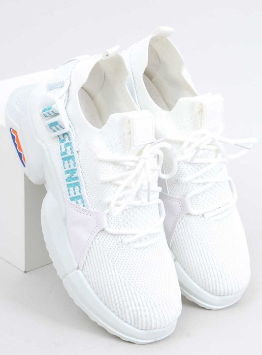 Buty Sportowe Skarpetkowe Hiral White