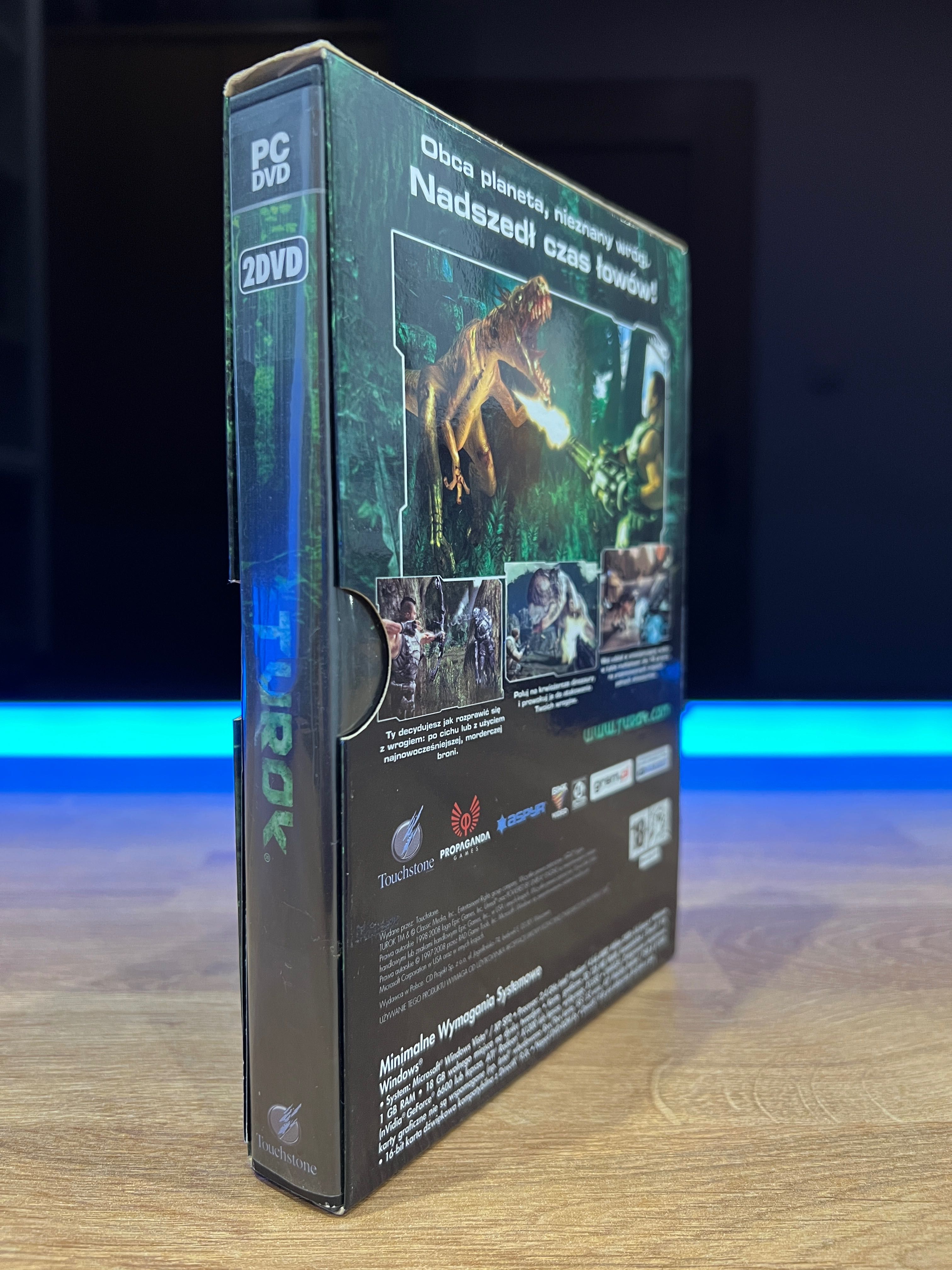 Turok gra (PC PL 2008) slipcase BOX kompletne premierowe wydanie