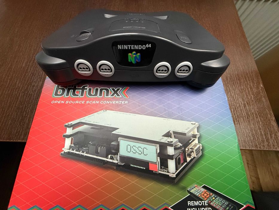 Konsola Nintendo 64 N64 NUS-001(FRA) PAL RGB oficjalny CMS + CSYNC