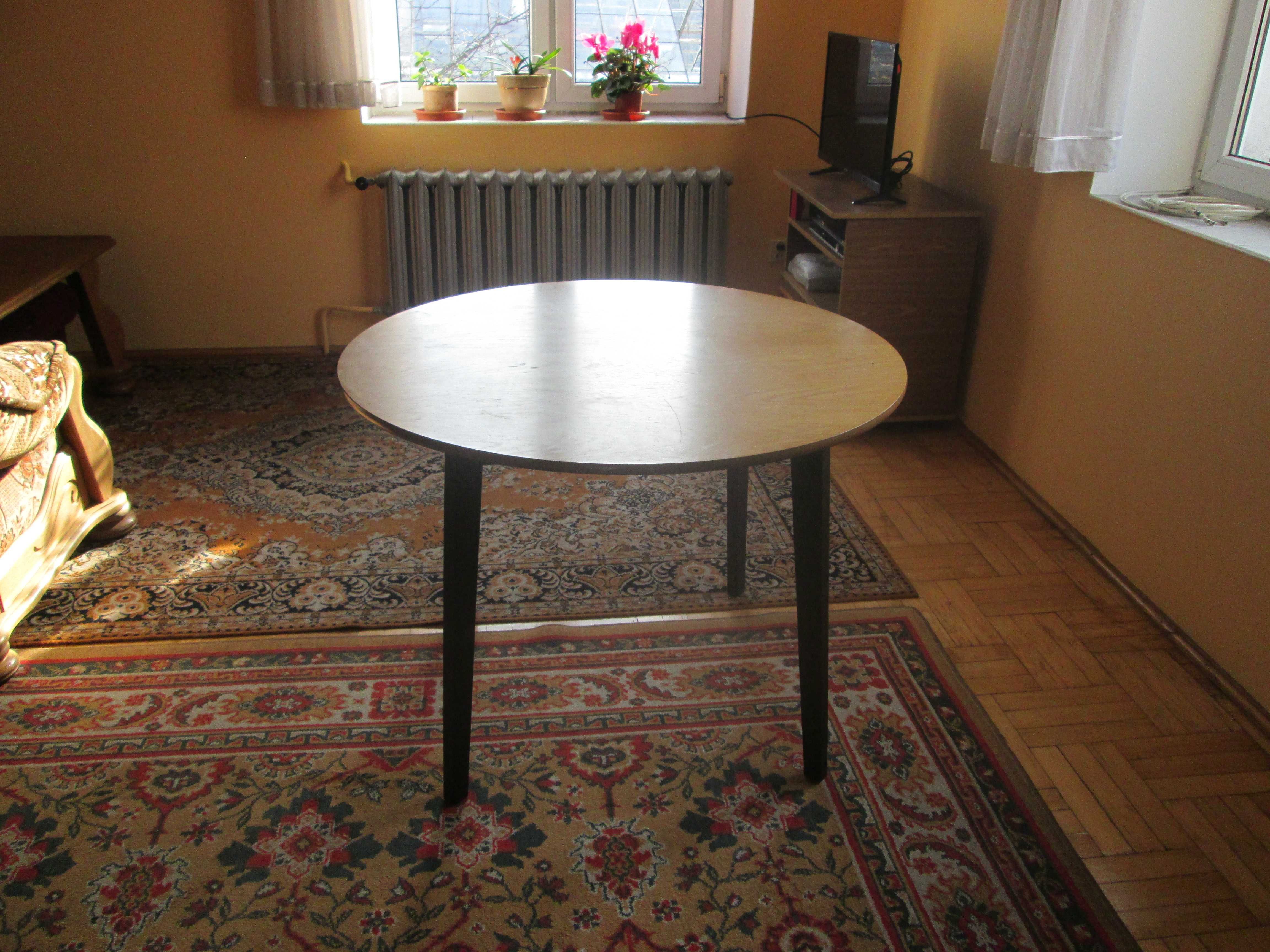 Stół drewniany średnica 105 cm