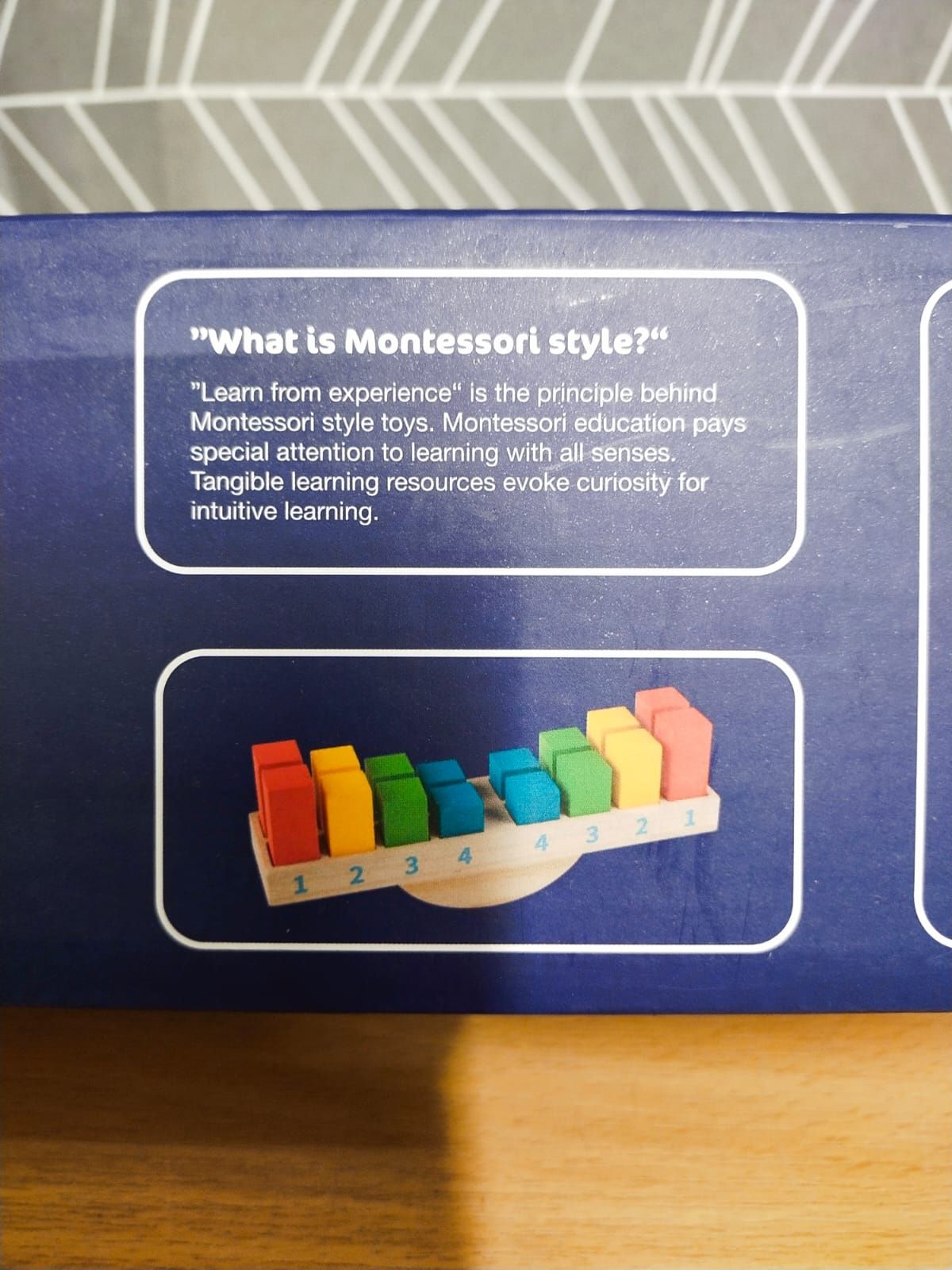 Zabawka do balansowania z obciążnikami Play Tive Montessori