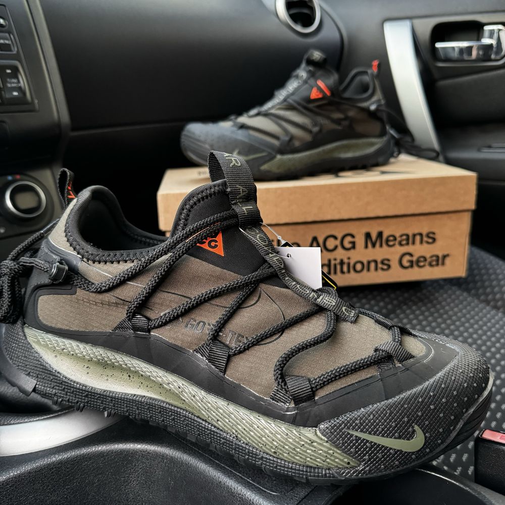 Чоловічі кросівки найк Nike ACG mountain fly brown Gore Tex водостійкі