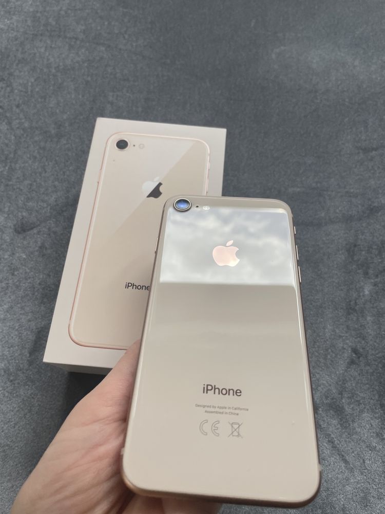 iPhone 8 Rose Gole White Stan IDEALNY 64GB