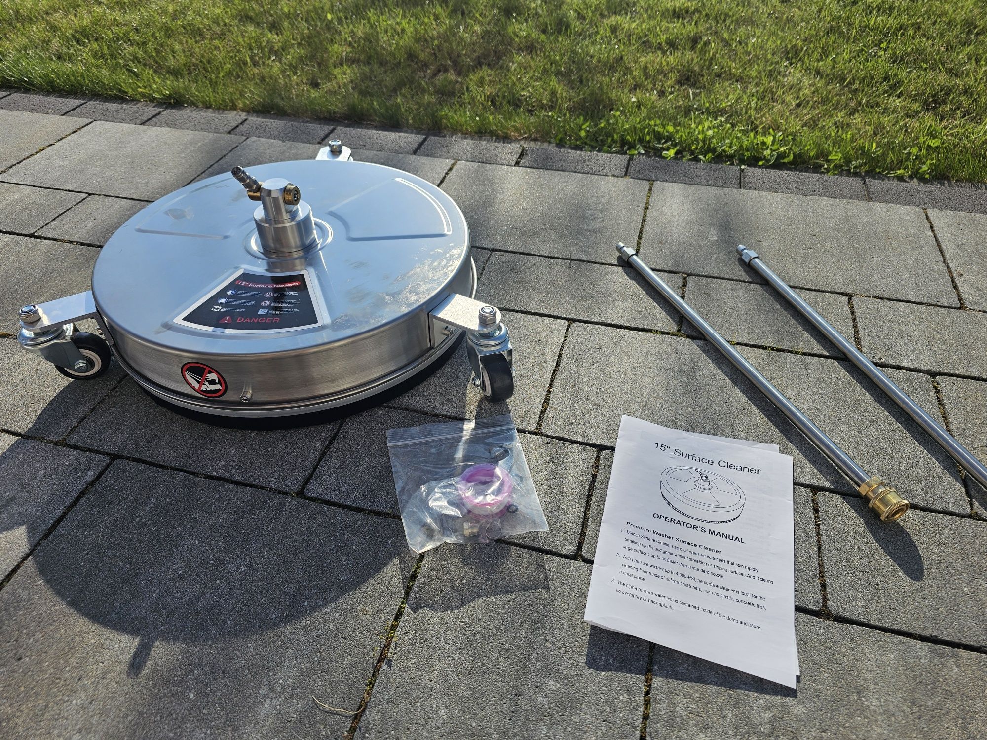Szczotka/Platforma/Talerz do mycia kostki 15" - T-racer/Mosmatic