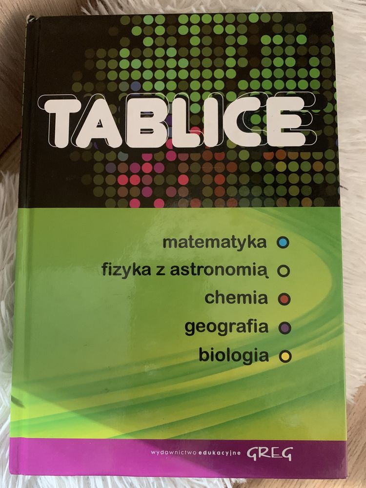 TABLICE MATURALNE - biologia, geografia, fizyka, matematyka, chemi