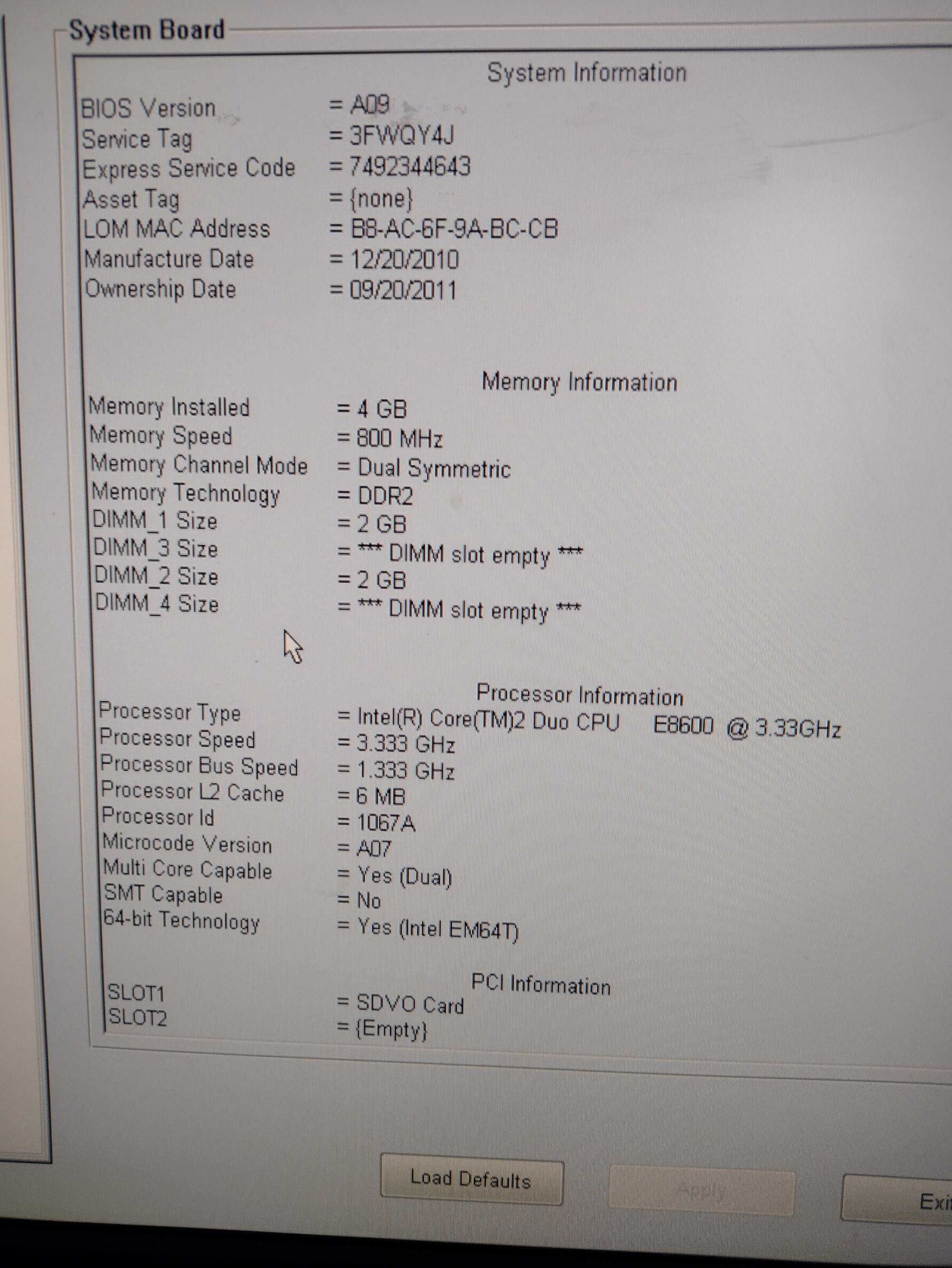 Komputer stacjonarny Dell optiplex 960
