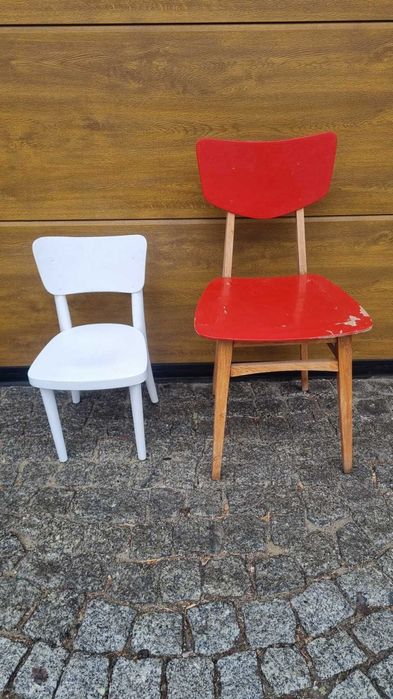 Krzesełko dla dzieci Ton Thonet Czechosłowacja Design PRL krzesło gięt