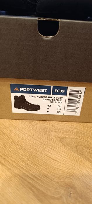 Buty robocze Portwest, wiązanie boa