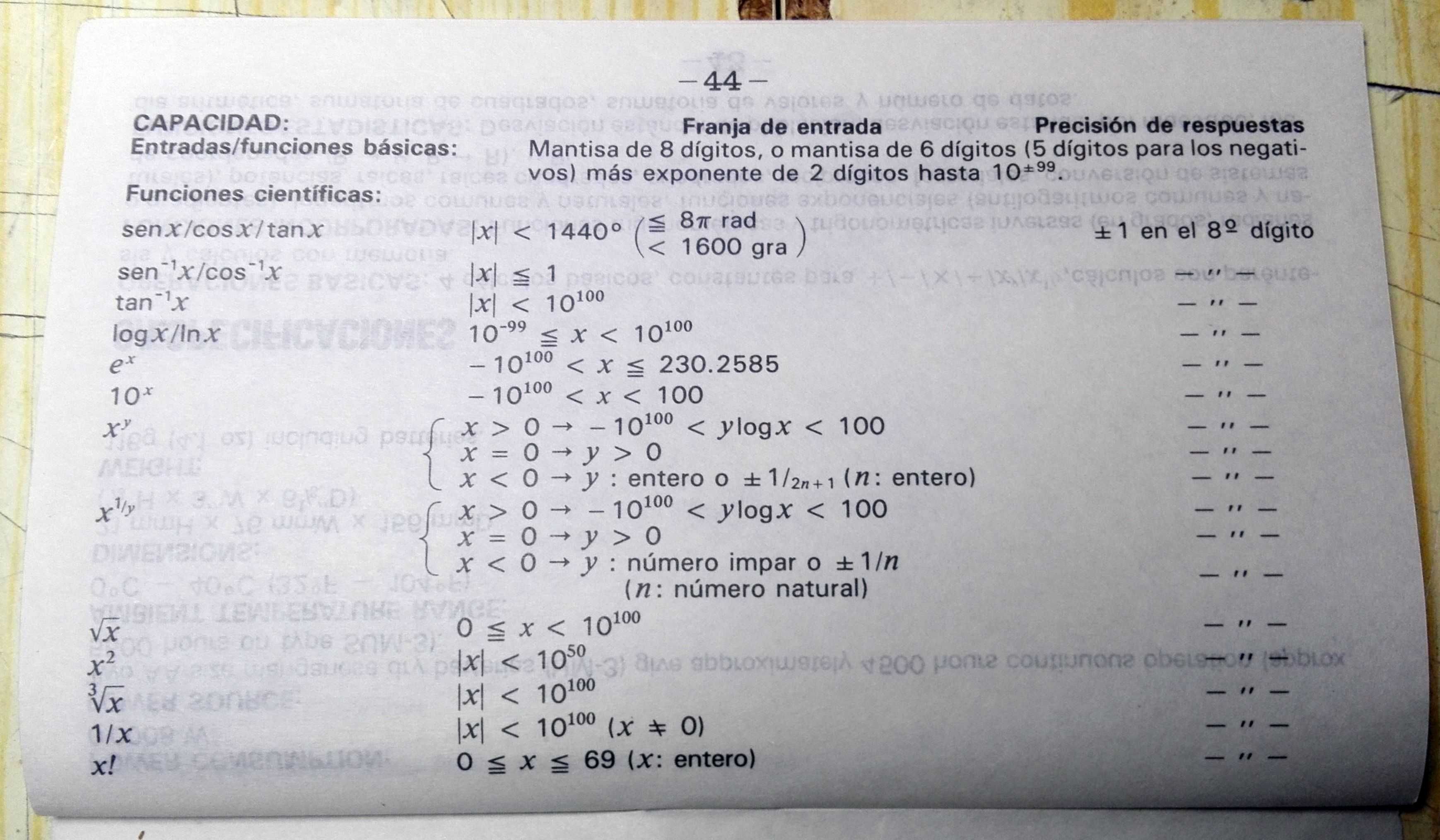 Calculadora CASIO fx-82A