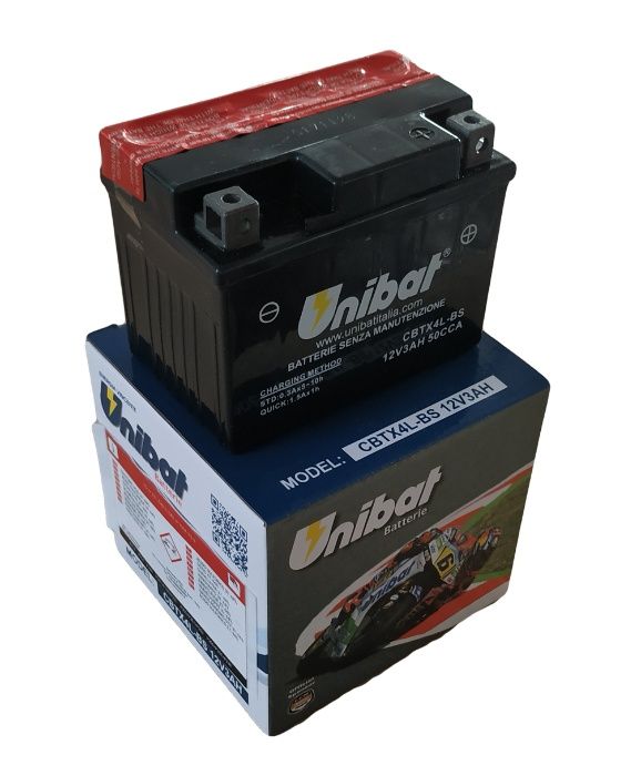 Akumulator Unibat AGM CBTX4L-BS YTX4L-BS ETX4L-BS 3Ah 50A 12V NOWY