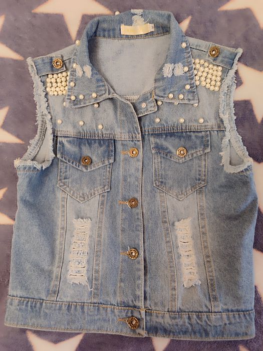 Желетка джинсова