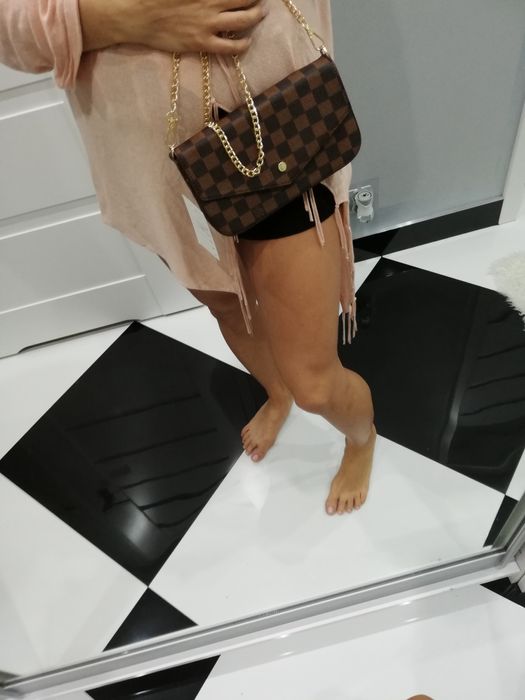 Piękne torebki klasyka  styl komlet 3w1 Louis Vuitton