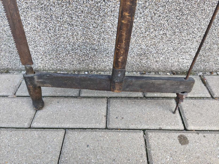 Ręczna piła ramowa PRL 2 rękojeści