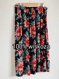 Wiosenna spódnica w kwiaty, 100% wiskoza r. 38/40 New Look