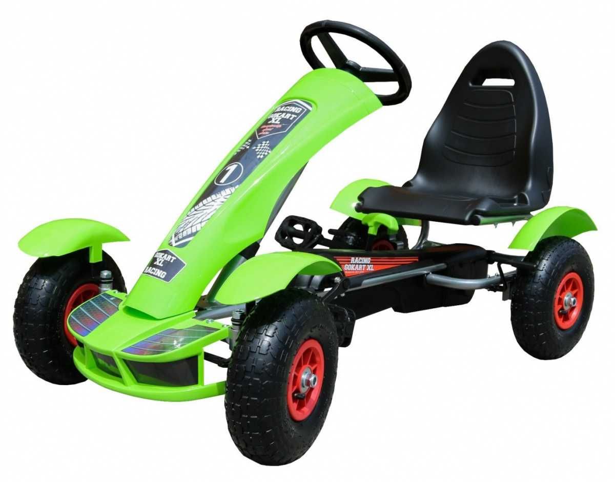 Duży Gokart Pompowane Koła kolory F618.